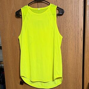 Lululemon Athletica Bright Yellow Tank Top